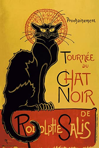 Steinlen, Theophile - Tournee du Chat Noir - Poster Druck Plakat - Grösse 61x91,5 cm