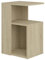 vidaXL Mesa Auxiliar Muebles Mobiliario Sofá Café Centro Salón Sala de Estar Libros Estante Decoración de Contrachapada Color Roble Sonoma 36x30x56 cm