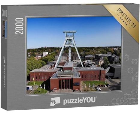 puzzleYOU: Puzzle 2000 Teile „Stadt Bochum: Industriekultur mit ehemaliger Zeche, Deutschland“ – aus der Puzzle-Kollektion Ruhrgebiet