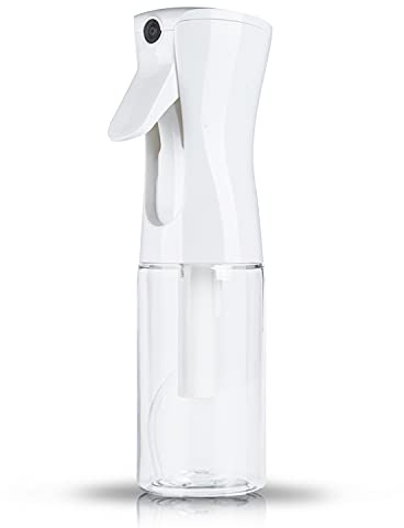 TANSHINE Vaporisateur Cheveux Boucle Pulverisateur Cheveux Vaporisateurs Rechargeable d Eau Flacon Spray Brumisateur pour Plante Interieur,Coiffeur,Fleurs Transparent,Spray Alcool,200ml