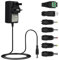 Auroh AC to DC 12V 3A Power Supply Adapter for CCTV Camera, DVR, LED Strips, Router, 5.5mm x 2.1mm, UK Plug