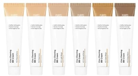 PURITO| Cica Clearing BB Cream, #27 Sand Beige, 1 fl.oz/30 ml, crema bb vegana