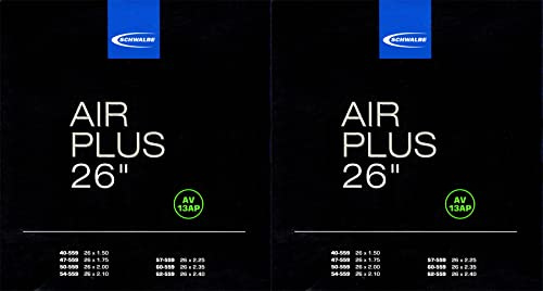 2X Schwalbe Schlauch AV13AP 26 Zoll (40/62-559) Air Plus