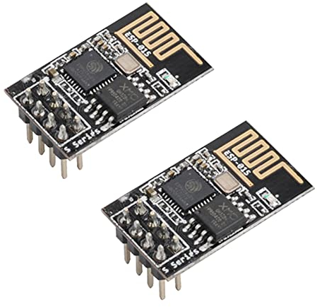 Wishiot ESP8266 ESP-01S WLAN-Transceiver-Modul, 4 MB Flash, 3,3 V, WLAN-Modul, kompatibel mit AR-duino IDE (EPS-01S, 2)