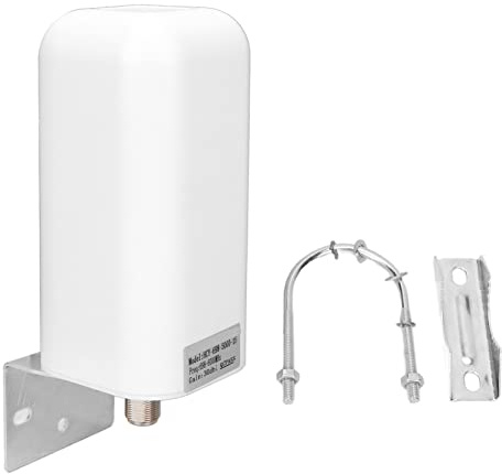Antenna Omni da Esterno, Antenna ad Alto Guadagno con Connettore Femmina N, Gamma di Frequenza da 600 a 6000 MHz, Polarizzazione Verticale, Amplificatore di Segnale Telefonico per Esterno, Marino