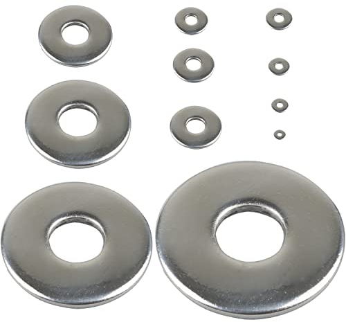 Stahlia Unterlegscheiben M12 Karosseriescheiben 12,5 x 30 mm Edelstahl V2A (20 Stück) DIN 9021 Beilagscheiben Distanzscheiben Kotflügelscheiben große U-Scheiben