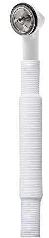 Talea Overflow Pipes,Flexible Overflow Pipe for Sink, Circular Interface(41mm*41mm) QY006C060-U