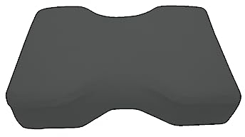 Dukal | Bezug passend für Sanapur Original 4.0 Kopfkissen | Clima und Med | aus hochwertigem DOPPEL-Jersey (100% Baumwolle) | Farbe: anthrazit