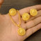 XJruixi 24K Gold Color Ethiopian Traditiona Newest Item Jewelry Sets Ethiopia Gold Eritrea Sets for Women Habesha Wedding Party Gifts