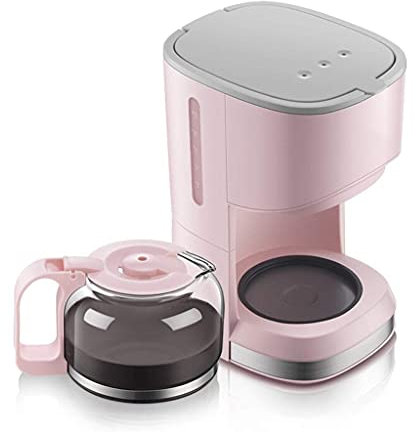 CUNTO Kaffeemaschine, automatische Isolierung, Multifunktions-Filterkaffeemaschine, Anti-Tropf-Design, EIN-Knopf-Start-Kaffeekanne, 700 ml, Mehrfarbig, optionale Kaffeemaschine (Farbe: Rosa)
