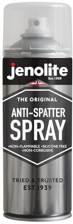 JENOLITE Welders Anti-Spatter Spray Aerosol | Non-Flammable | 500ml | Surface Protection - Prevents Adhesion of Welding Spatter | Silicone Free & Non-Corrosive