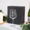 Wanapix | Verre à Vin Personnalisé | Boîte Cadeau Incluse | Cristal gravé avec le nom ou le texte de votre choix | Verres en cristal Personnalisé avec gravure | Flowers
