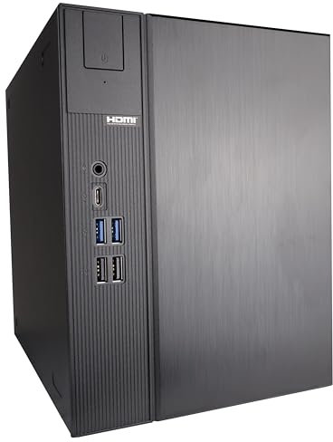 Formacom Mini Gaming-PC AMD Ryzen 7 8700G (bis 5,1 GHz Turbo) AMD Radeon 780M Grafik (iGPU) 64GB DDR5-6000MHz 2TB M.2 SSD Windows 11 Pro WiFi WLAN und Bluetooth leiser L9a Luftkühler