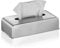 Rechteckige Taschentuchbox-Abdeckung, Edelstahl-Taschentuchbox-Abdeckung, Wandmontage, Taschentuchbox-Halter, Kosmetiktuchhalter, Taschentuchspender für Schlafzimmer, Büro