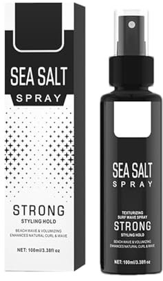 Spray professionnel pour cheveux, laque coiffante, augmentateur de volume des cheveux, spray pour cheveux vagues de plage, spray de définition des boucles, fixateur de cheveux léger, spray coiffant