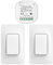 Cerhot 230V Tuya WiFi Smart Switch, set di interruttori della luce wireless, interruttore wireless, interruttore di controllo remoto, interruttore wireless per l'illuminazione domestica (US 1Gang 2V1)
