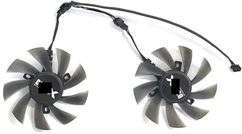 QKFTCSDW Lüfter 85MM 4PIN FDC10H12S9-C FD7010H12S Kompatibel mit RX580 470 Sapphire R9 270 280X HD7870 HD7950 HD6850(Double Ball Fan)