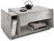 MOBILI FIVER, Table Basse Relevable Romina, Gris Béton, Mélaminé/Fer, Table Basse de Salon, Made in Italy