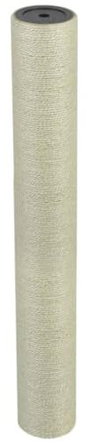 Poteau de Rechange pour Arbre à Chat, Arbre à Gratter de Rechange pour Chat Griffoir de Rechange en Sisal Grattoir pour Chats 8 x 60 cm 10 mm Beige