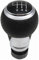 Schalthebel Abdeckung Für VW Für G&olf 5 MK5 R32 Für GTD Für G-TI 2004-2009 6-Gang-Schaltgetriebe Schaltknauf Griffkopf Schalthebel(6 Speed Silver)