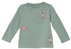 s.Oliver Longsleeve in A-Form mit gestickten Patches