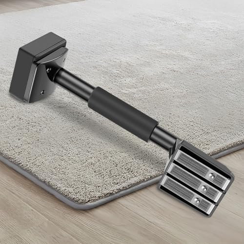 Carpet Stretcher Knee Kicker Adjustable Metal Carpet Knee Kicker with Tilting Teeth and Non Slip Handle Cutter Carpet Installation Tool Kit, Efficient Robust Stable Knee Kicker Suitbale for Home