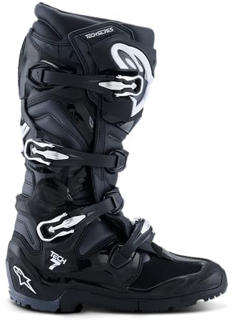 Alpinestars Tech 7 Enduro 2026 Motocross Stiefel, schwarz/anthrazit/weiß, 15