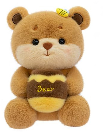 AQCQDQ Kuscheltier Bär, Flauschig Teddybär, Stofftier aus Weichem Plüsch, Gemütliches Schmusetier, zum Kuscheln und Spielen, für Kinder und Baby (40 cm,Bär)