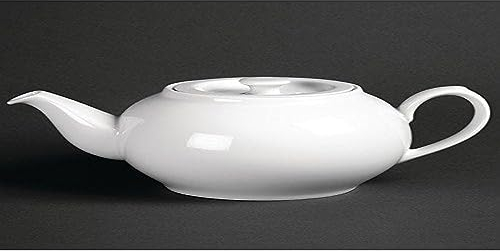 Royal Porcelain P4015 Théières orientales classiques avec couvercles Blanc 1 l