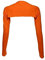 YEESAM Bolero Shrugs for Women Long Sleeve Arm Sleeves Hijab Accessories One Size (Orange)