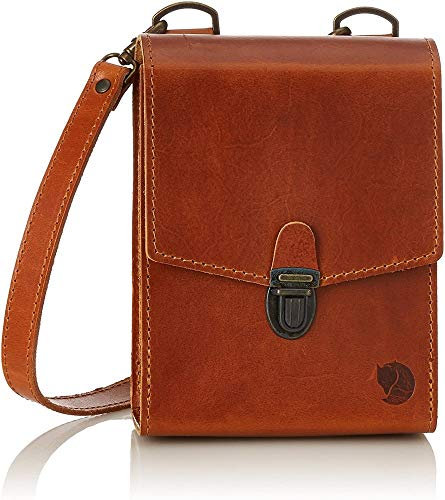 Fjällräven Unisex-Erwachsene Singi Bino Bag Handtasche, Braun (Leather Cognac), 24x36x45 Centimeters (W x H x L)