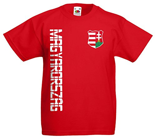 Ungarn Kinder T-Shirt Name Nummer Magyarorszag Fanshirt Trikot EM WM