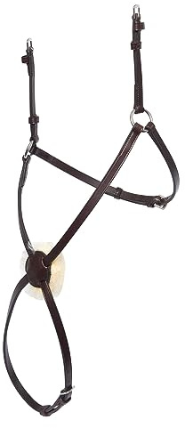 Collegiate Mono Crown Grackle Noseband, Brown, Full