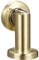 sourcing map Zinc Alloy Door Magnetic Catch Holder Stopper Doorstop Brushed Screw Floor Mount Bright Gold
