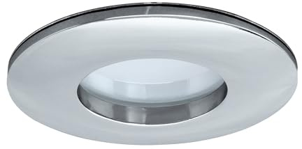 EGLO Einbaustrahler Margo-Led, Deckenspot, Aluguss in chrom, Kunststoff in satiniert warmweiß IP65