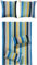 Erwin Müller Bettwäsche, Bettgarnitur Streifen, Seersucker blau Größe 80x80 cm / 135x220 cm - bügelfrei, schnelltrocknend, mit Reißverschluss, temperaturausgleichend