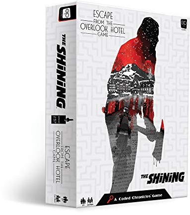 USAopoly , Shining: Escape from The Overlook Hotel-A Coded Chronicles Game - Board Game, 1 + Players, 120 Minutes Playing Time, Ages 17+