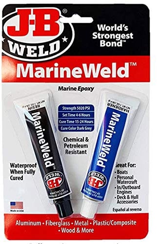 J-B Weld 8272 MarineWeld Marine Epoxy - 2 oz.(2Pack)
