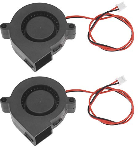 EMSea Lot de 2 ventilateurs de refroidissement radiaux pour imprimante 3D, humidificateur d'aromathérapie – 50 x 15 mm (24 V, 7000 tr/min)