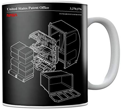 Nasa Standard Payload Racks Blueprint Mug