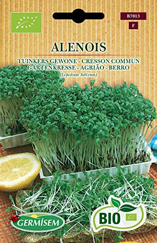Germisem Orgánica Alenois Semillas de Berro Jardín 8 g (ECBIO7013)