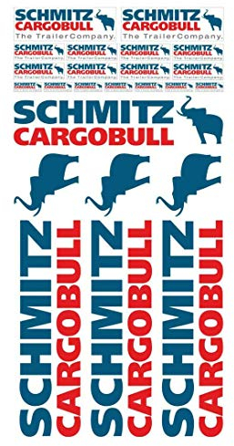 Modellbau Komplett Set 1:32 Aufkleber Schmitz Cargobull WEDICO Decal - RC Truck Zugmaschine LKW V8 Trucker Sticker