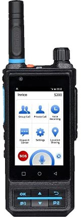 Inrico S200 4G/Wifi Network Handheld Radio