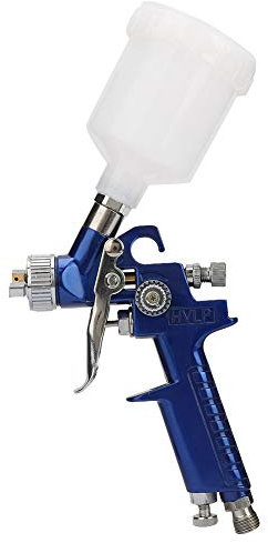 Jenngaoo HVLP H2001 Mini Pistolet de Pulvérisation HVLP avec 0.8/1.0 mm pour Peinture Métallique Gravité Aérographe Voiture Pistolet de Pulvérisation Peinture à l'huile Outils Pneumatiques(0.8mm)