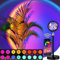 CUQOO Sunset Lamp Projector with App Control – 16 Colours LED Sunset Projection Night Light | Home Decor RGB LED Lights for Photography, Selfie | Beautiful Rainbow Visual Sunset Projection Lamp