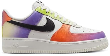 Nike, Damen W Air Force 1 '07 ESS DH4406 101, 40 EU, Summit White Bright Mandarin Action Grape Schwarz, 40 EU