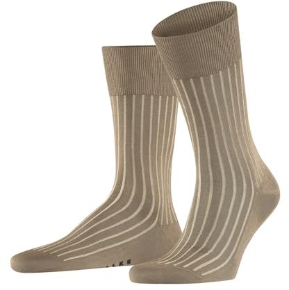FALKE Herren Shadow Socken Baumwolle atmungsaktiv | Zweifarbeneffekt durch Rippstruktur