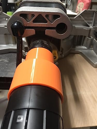 [Solid Art LLC] Staubanschluss-Adapter – passend für 3,8 cm OD Sägestaubanschlüsse und 5,7 cm OD Shop Vac. (Kompatibel mit Dewalt DWS715, DWS716, DWS779, DWS780 Gehrungssägen und Craftsman