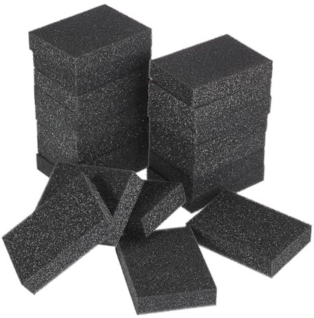 BSTKEY 20 Pcs Sports Card Dividers for Storage Boxes Sponge Separators, Black Trading Game Card Divider Gift Shock Absorbing Sponge Separator Box Divider