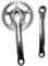 Baoblaze Fahrrad-Kurbelgarnitur, Kurbelarmsatz für Mountainbikes, einfache Installation aus Eisen, 32 Zähne, Vierkantkegel, Singlespeed für Mountainbikes, Silber